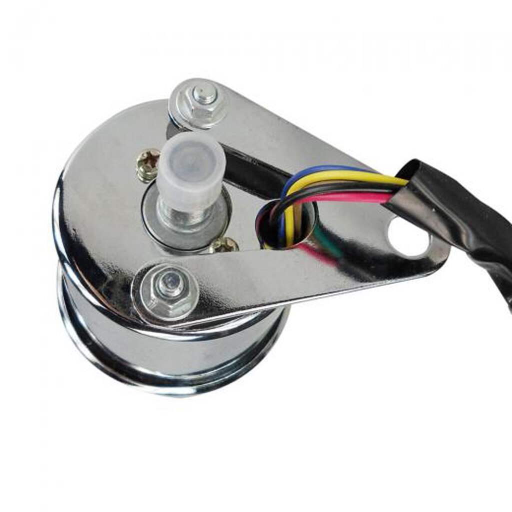 12V Motorcycle Dual Odometer Speedometer Gauge LED Backlight 0-160Km/h