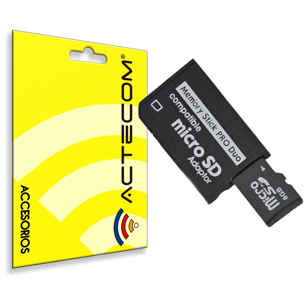 ACTECOM ADAPTADOR de TARJETA MICRO SD/ MICROSD/PSP MEMORY STICK PRO DUO