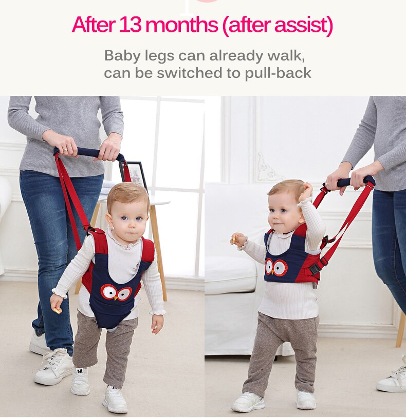Toddler Baby Walking Harness Backpack Leashes For Toddlers Children Assistant Learning Safety Harness Walker Harness