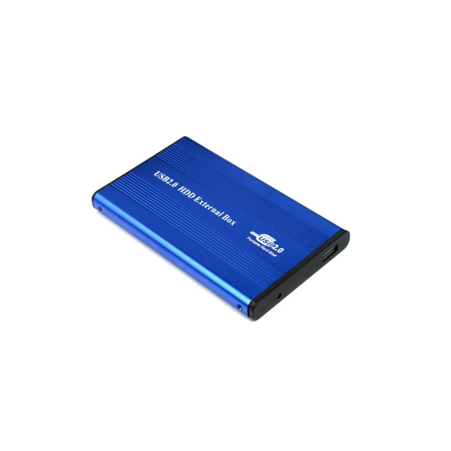 USB 2.0 portable IDE Port disque dur boîtier boîtier boîtier externe 2.5 pouces HDD boîte Caddy en alliage d'aluminium pour ordinateur portable PC