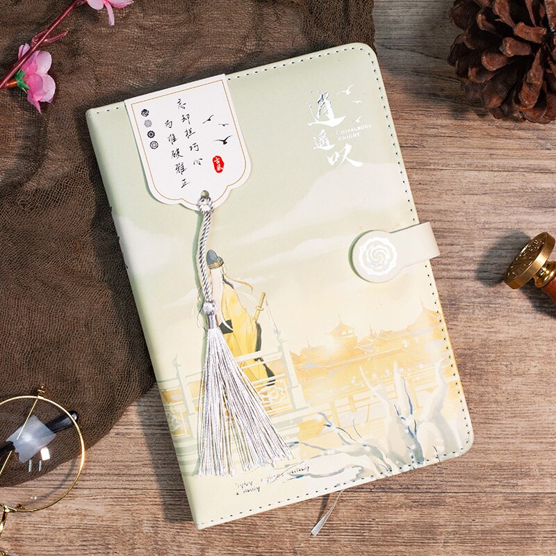 Hardcover Creativity Chinese Style Notebook School Supplies Stationery Notepad Diary Book Weekly Planner Daily Work Journal: A5-2