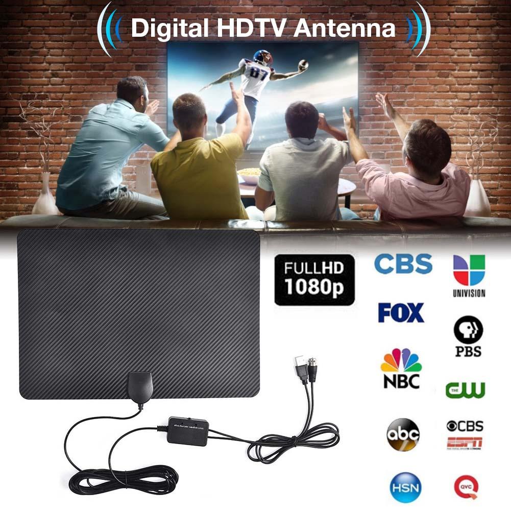 HDTV Antenne Indoor Amplified Digital TV Antenne ATSC Kabel Unterstützung Alle Fernsehen