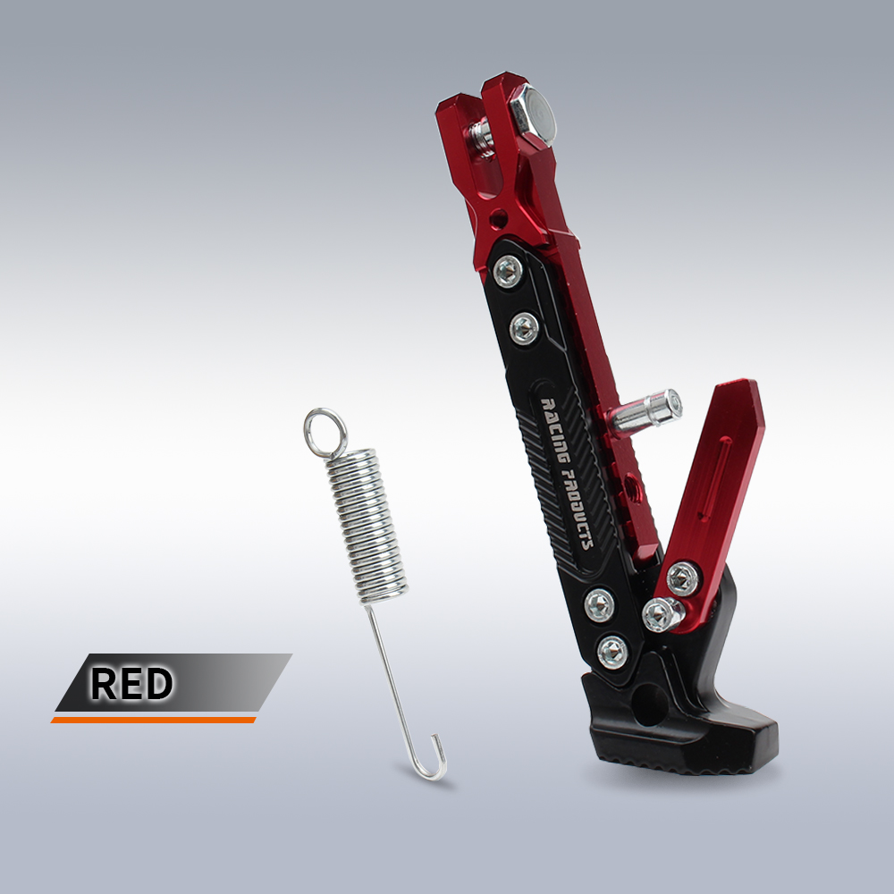 Podpórka motocyklowa parking kopnięcie podstawka Wspornik Stopka Boczna Podpórka Uchwyt na kulę brud rower Motocykl Uniwersalny statyw ze stopu: Kości słoniowej