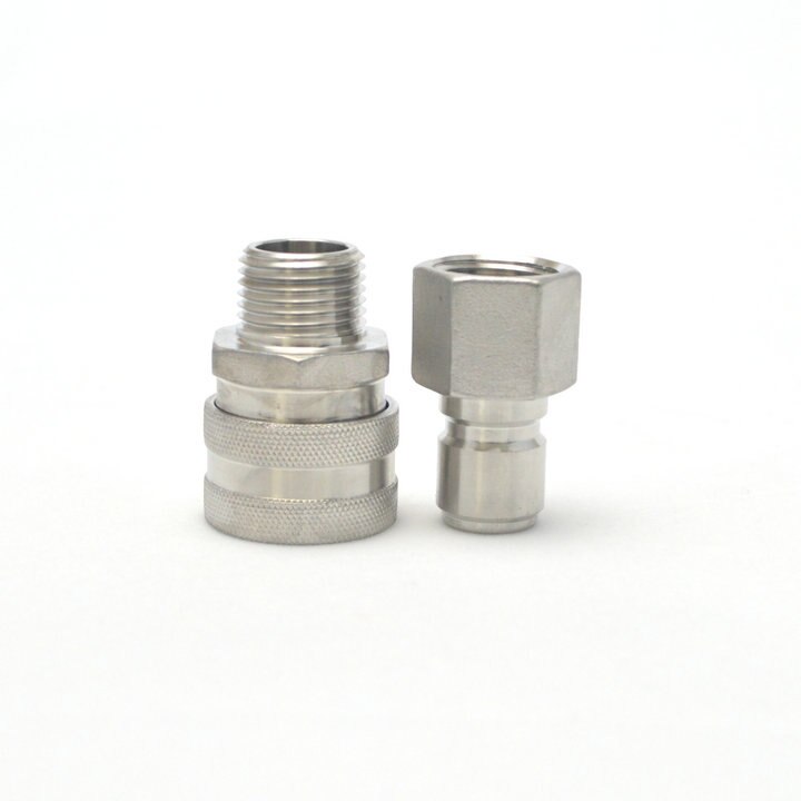Stainless Homebrew Quick Disconnect Set, brewing Fitting, 1/2