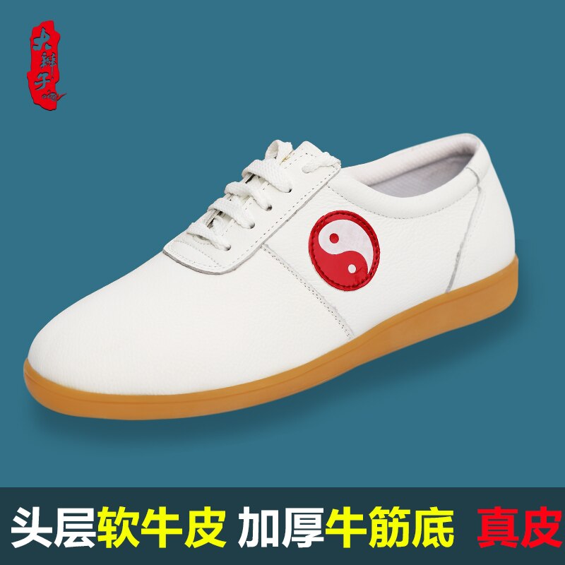 Tai Chi weiche leder schuhe Dichotomanthes ende von frühling sommer frauen Taiji Kung-Fu schuhe schuhe männlichen martialisch leder schuhe Weibliche