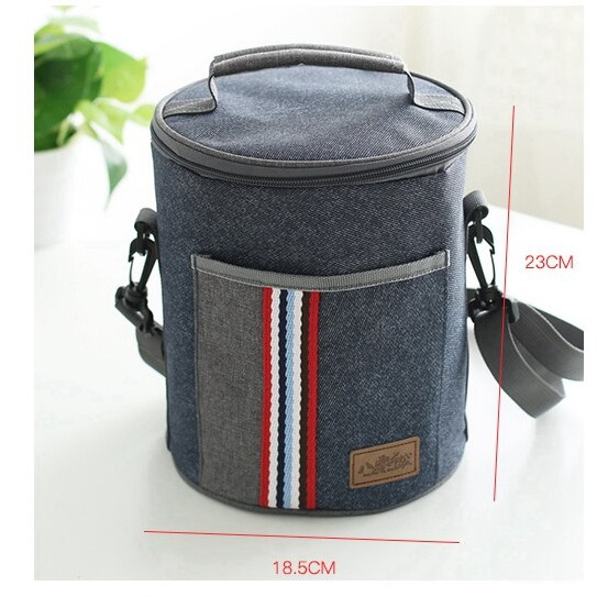 denim lunch bag thermal food insulated bag kids women or men casual cooler thermo picnic bag thermo lunch box: r