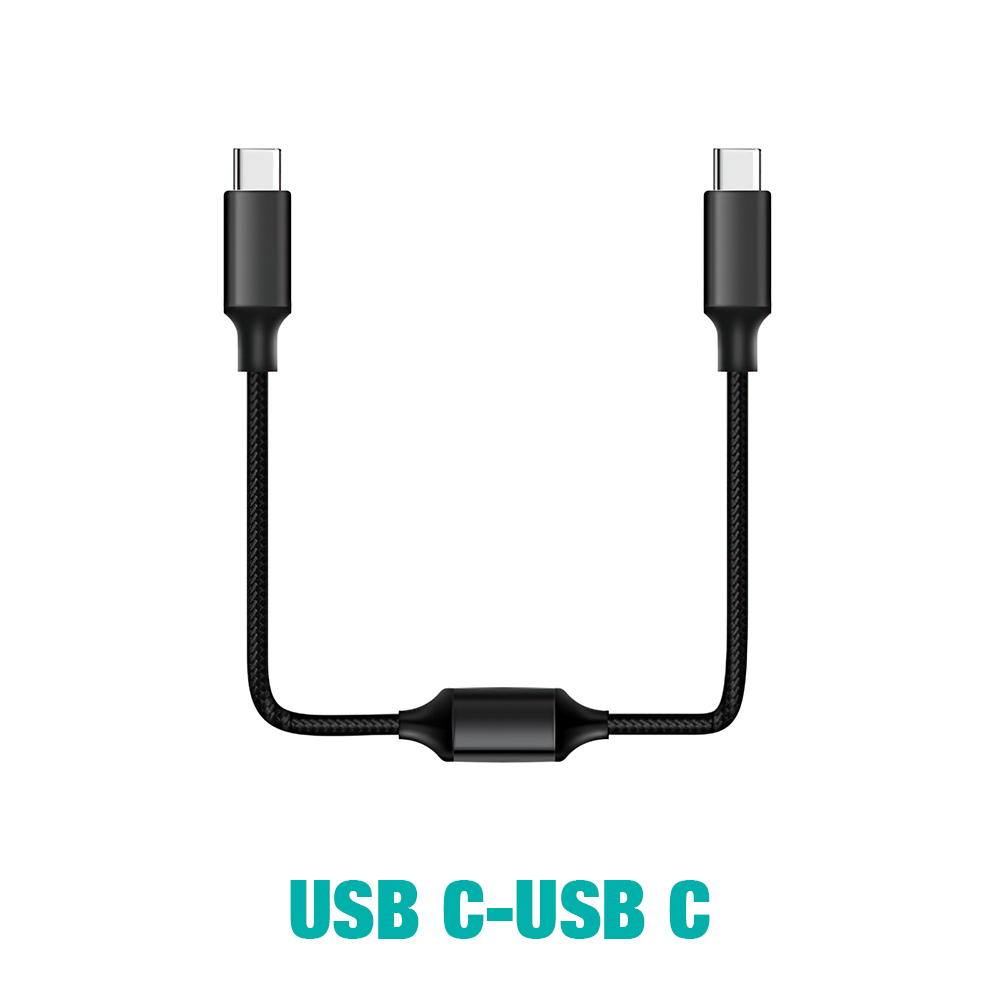 For iPhone 3.5mm To USB C 3.5 L Audio Cable Bidirectional Transcriber Internal Recording Aux Adapter For Laptop Connector Cord: Blue