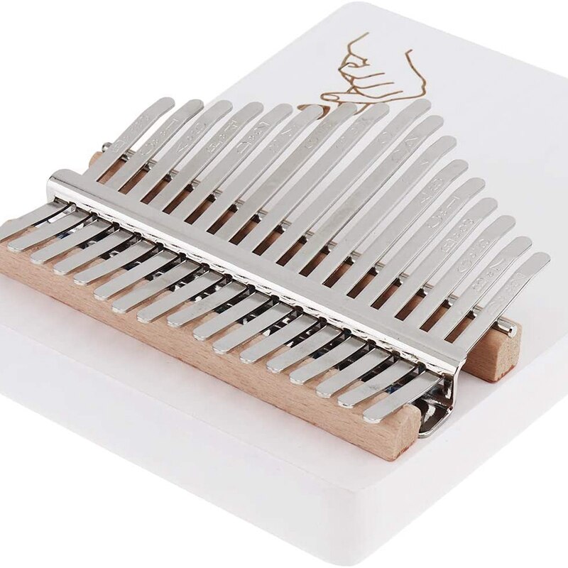 17 Keys Thumb Piano Finger Piano Hand Piano Wooden Finger Piano with Tuning Hammer Simple Learning Adult Beginners