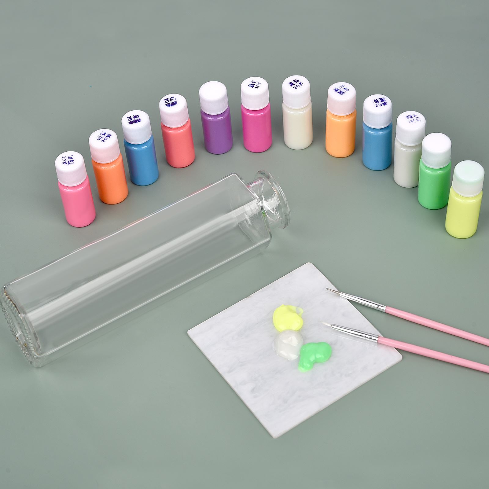 30g Glow In The Dark Liquid Pigment Luminous Resin Pigment Fluorescent Long-Lasting Acrylic Paints Nails Artwork Party Supplies
