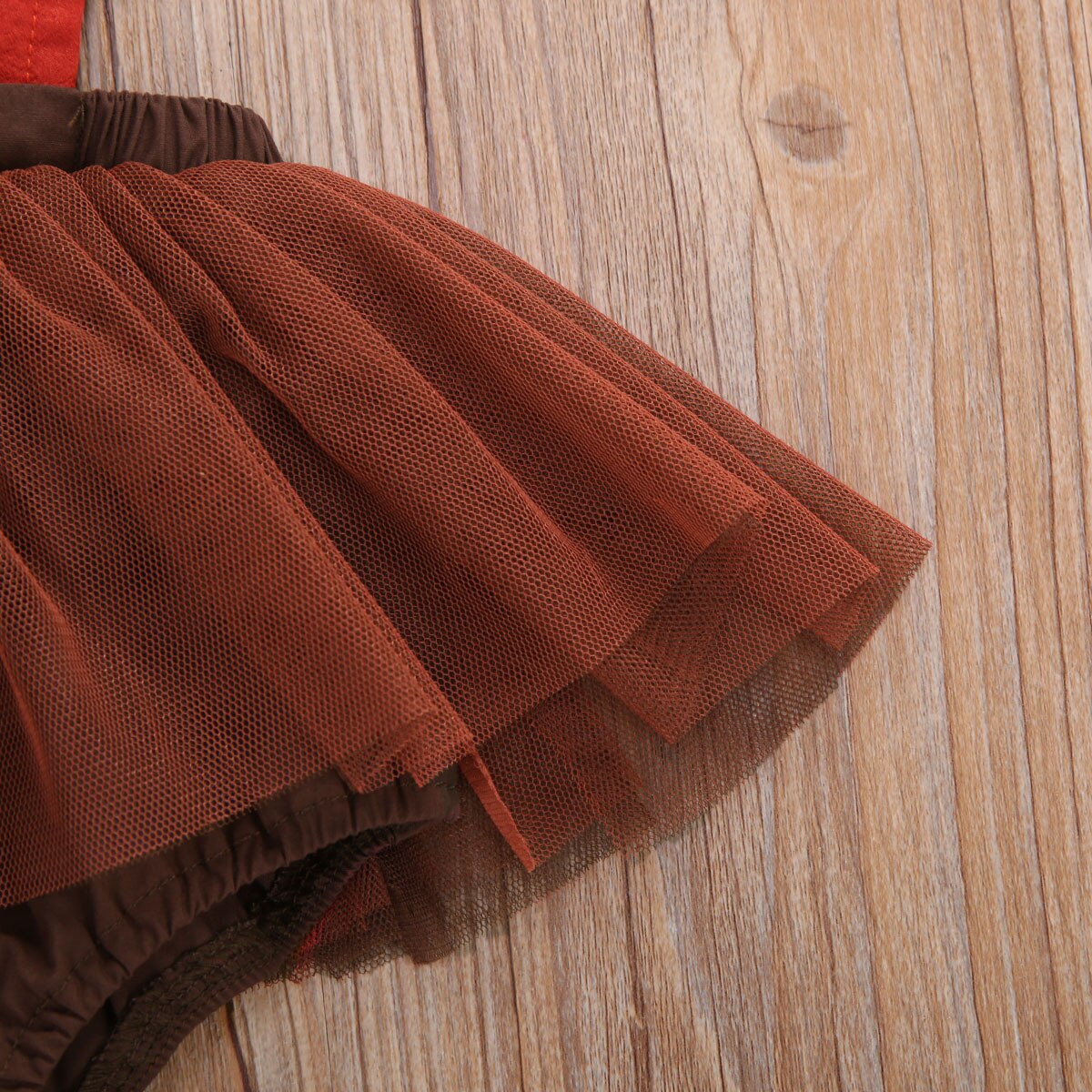 Thanksgiving Infant Baby Girl Turkey Costume Tutu Romper Dress Outfits Clothes 0-24M