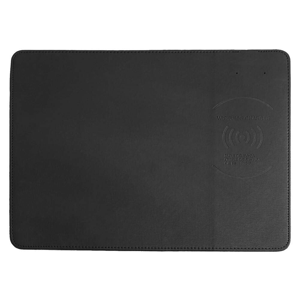 Mobile Phone Qi Wireless Charger Charging Mouse Pad Mat For IPhone X /8 8Plus For Samsung S8 Plus /S7 S6 Edge Note 8 Note 5: Black