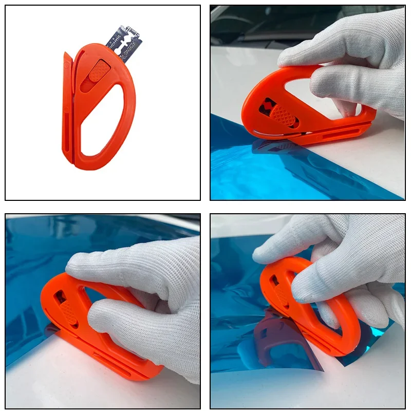 Car Wrapping Tools Kit Auto Folie Set Vinyl Wraps Tool Folie Gereedschap Zuigmond Schraper Cutter Mes voor Car Wrapping Film Gereedschap Kit