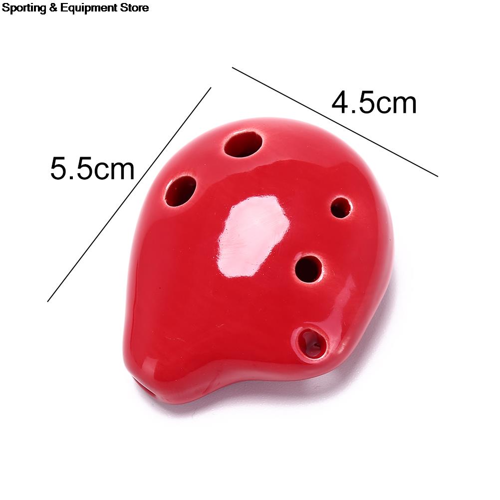 Fluit 6 Gat Sopraan C Keramische Flauta Ocarina Of Time Mini Ocarina Fluit Kid 'S Speelgoed Muziekinstrumenten