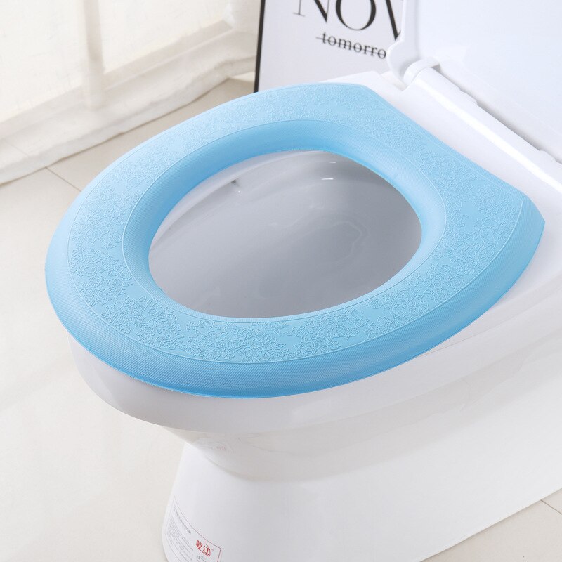 EVA Bathroom Toilet Seat Closetool Washable Soft Winter Mat Pad Toilet seat Bidet Covers
