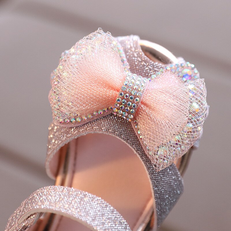 Baby Mädchen Nette Bogen Sandalen Kleinkinder Neue Sommer Prinzessin Sandalen freundlicher freundlicher lässig Nicht Weiche Schuhe