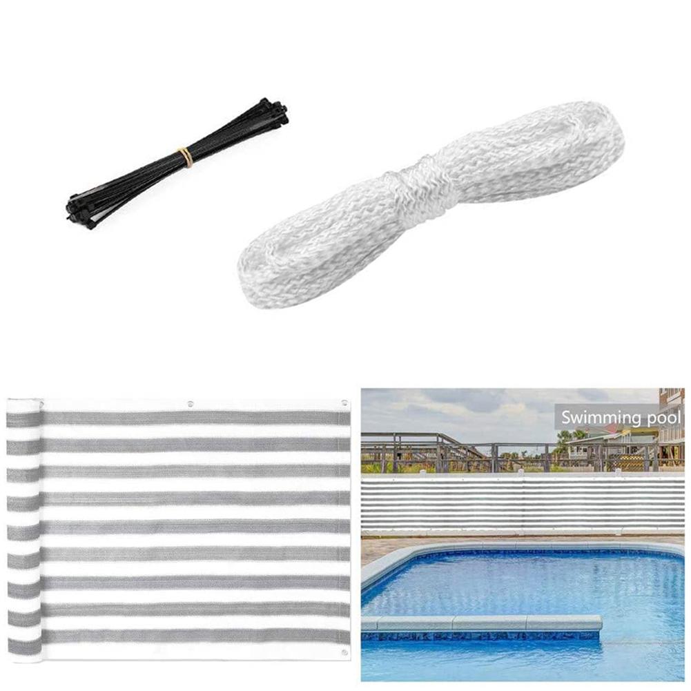 Privacy screen cover vandtæt multifunktion solbeskyttelse cover skjold privacy screen hegn 1 x 5m til haven baghave