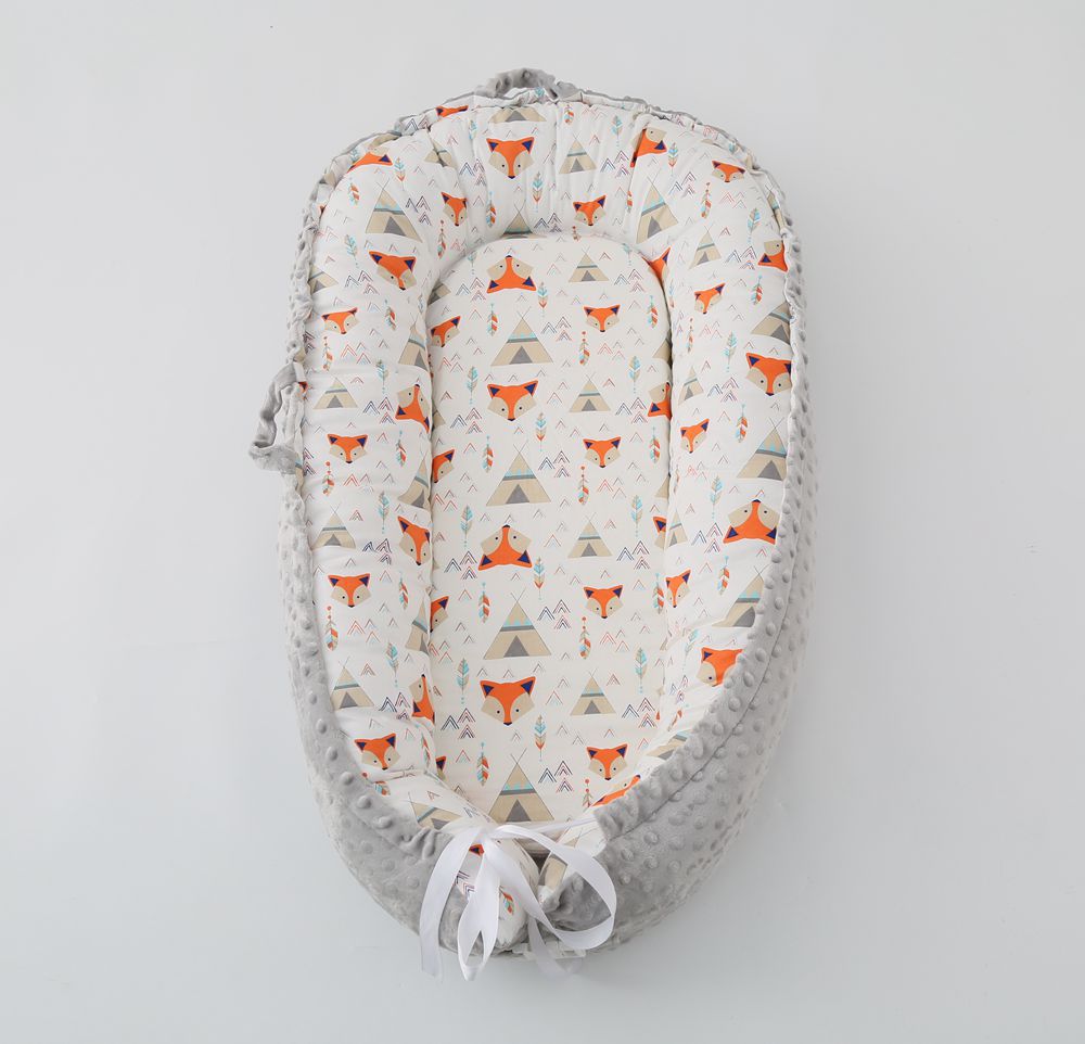 Lit bionique pour bébé, matelas, -né, couchage en plein air, nid de voyage, literie Portable, Kit de berceaux pour enfants: fox