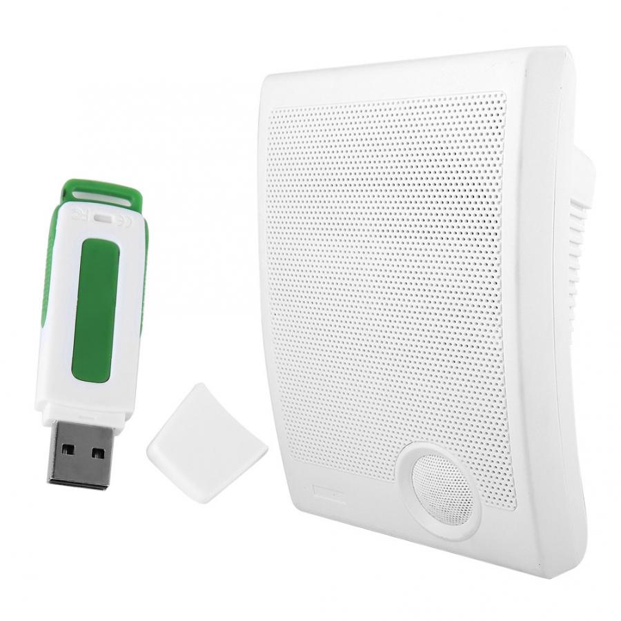 USB MP3 Songs Mono Music Attendance Doorbell 10W ABS Chime Wall Mounted Front Smart LED Wireless Door bell Used In School Office