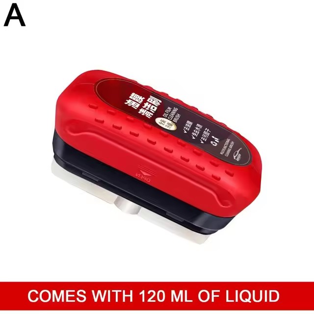 Car Glass Oil Film Remover Automotive Glass Sponge Cleaning Brush Front Inner Windshield Glass Oil Film Cleaner For Car Cleaning: Yellow