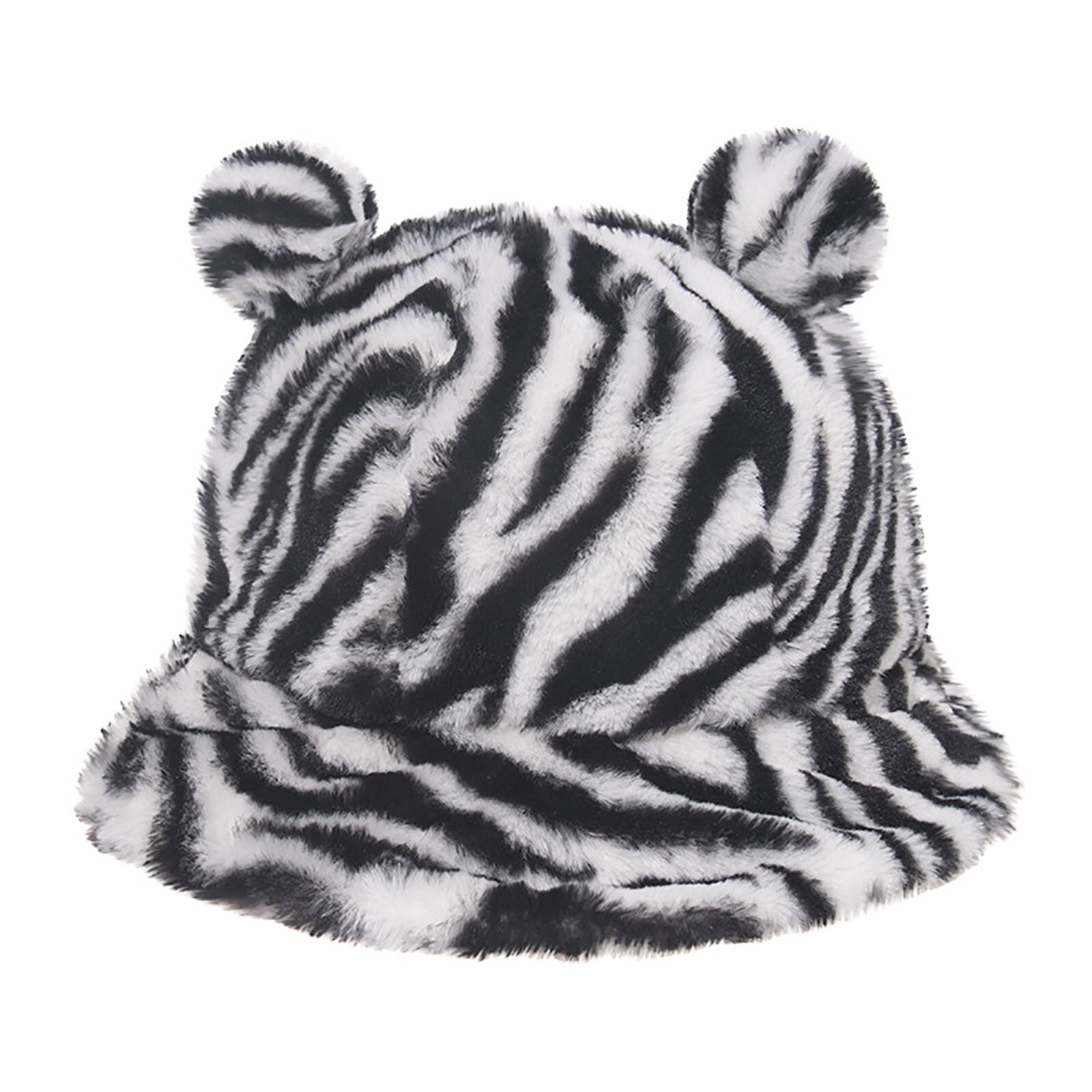 Sombreros de pescador de felpa con tinte anudado para mujer, gorro abrigado para exteriores, gorra de pescador de terciopelo suave, gorro de lavabo cálido de para mujer: BK2