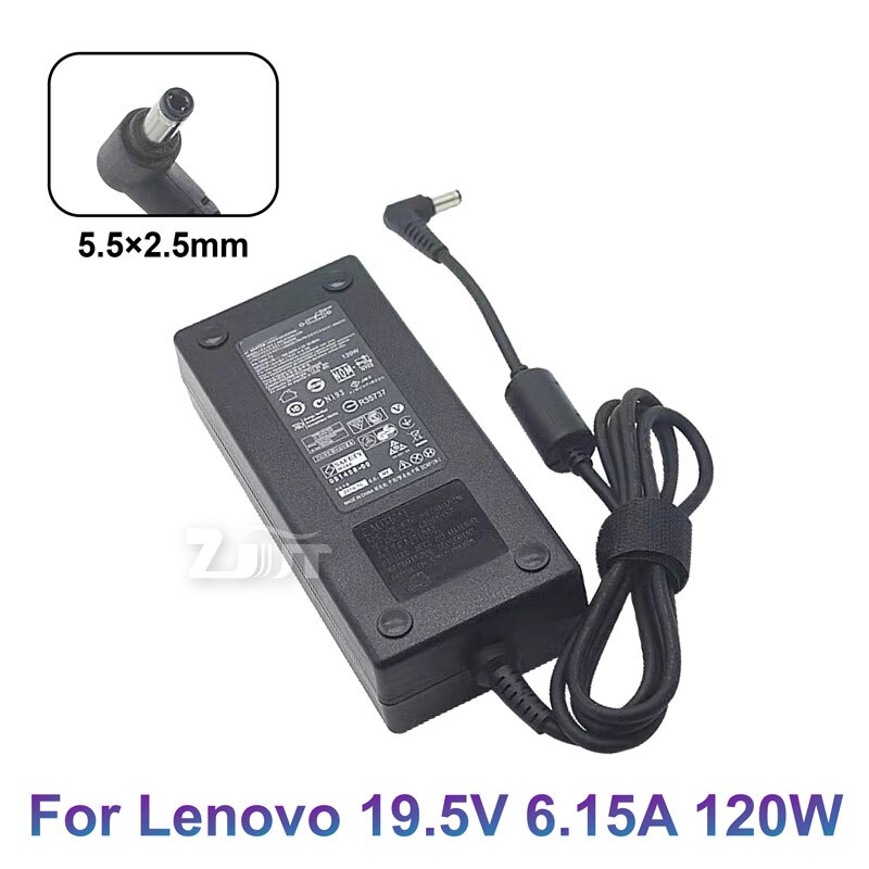 19V 6.15A 120W 5.5*2.5mm zasilacz sieciowy robić Lenovo Y500 Y500N Y550 Y560 Y570 Y580 Y650 rocznie-1121-16 36200403 ADP-120LH B na laptopa
