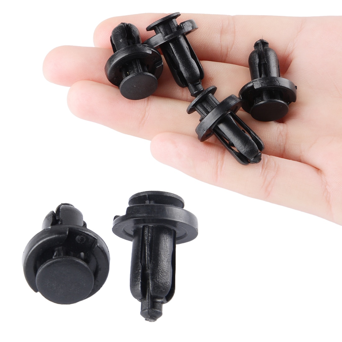 Dewreetali 10 Mm 50 Stuks Car Fender Rivet Fastener Clips Plastic Gat Auto Bumper Retainer Klinknagel Clip Universele Styling Voor honda