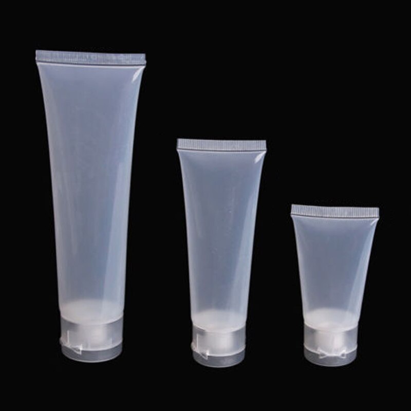 100 Stuks Lege Draagbare Reizen Buizen/Hervulbare Tube 30Ml 50Ml 100Ml Lege Cosmetische Soft Tube Reizen make Container