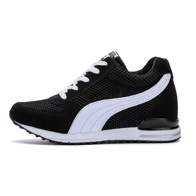 Tenis Mujer 2020 buty do tenisa kobiety oddychające buty sportowe damskie buty do biegania trenerzy Fitness obuwie damskie tanie: Black / 4