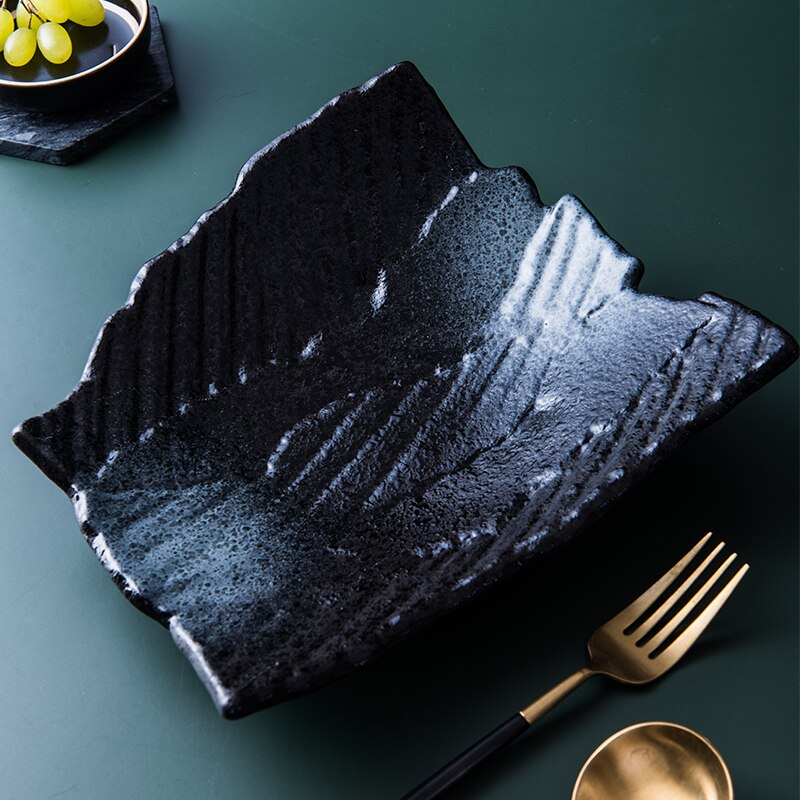 Kotiruokalautanen keraamiset astiat länsimaiset ruokalautaset epäsäännölliset kivitavarat ruokalautaset nuudelilautaset