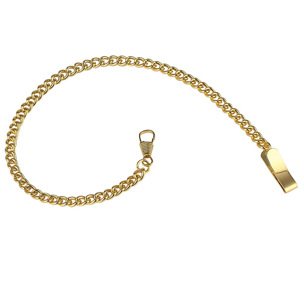 Bronze lommeur vedhæng kæde 30cm legering erstatningskæde med klip bronze / sort / sølv / guld kæde til lommeur