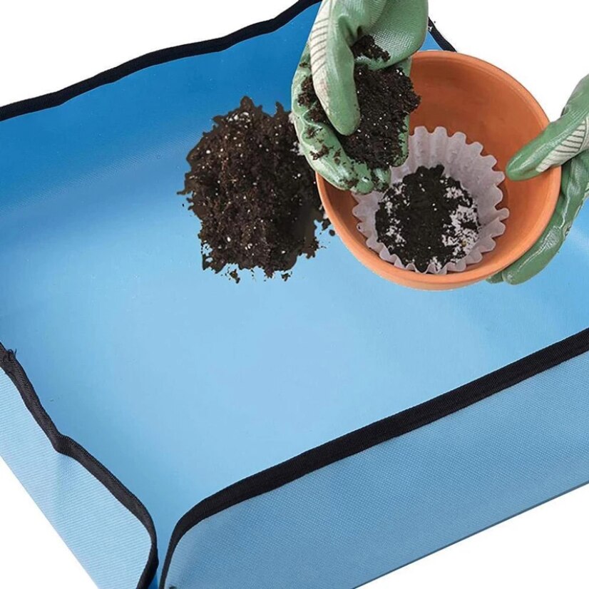 Tapete de jardín impermeable, cojín que cambia el suelo, esterilla gruesa de tela Oxford, arcilla bonsái, maceta, protección de plantas