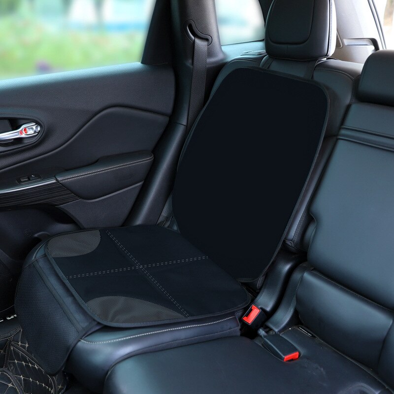 Cojín de asiento de coche antideslizante para niños y bebés, almohadilla protectora de asiento transpirable con dibujos animados, mejorado: Russet