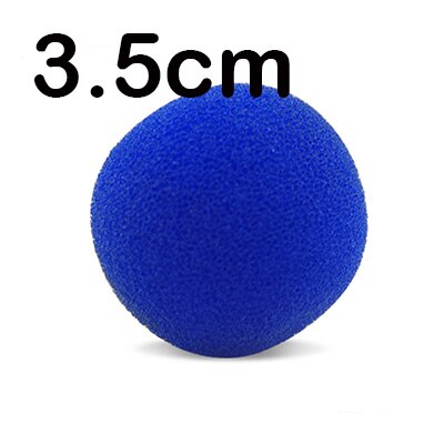 100 sztuk 3.5cm Super miękka gąbkowa kulka palec magiczne sztuczki bliska Magia iluzje sztuczka rekwizyty piłka pojawiające się/znikające Magie: niebieski Dia 3.5CM