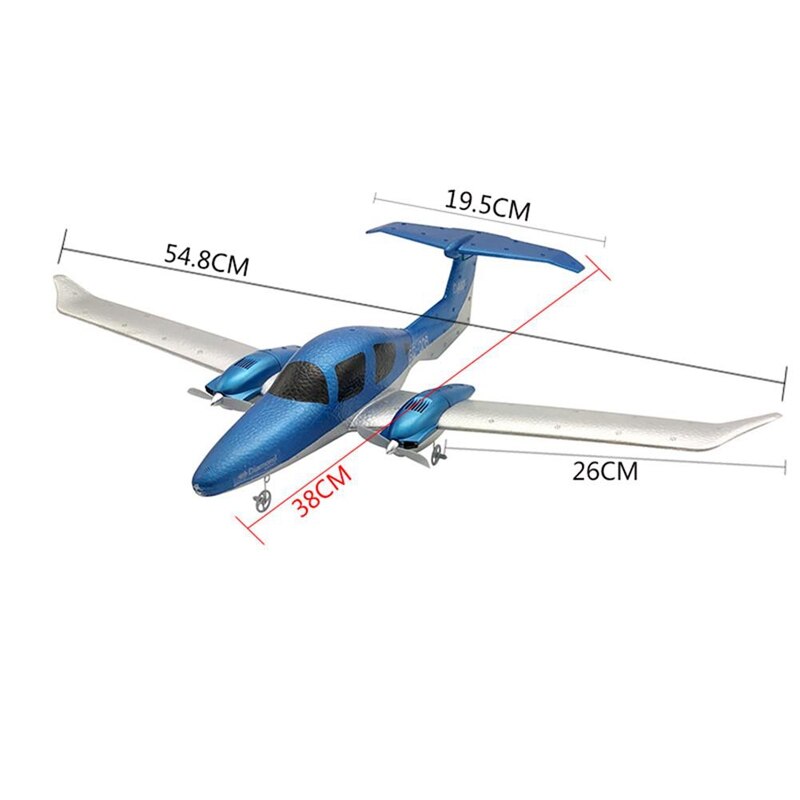 Diy rc-fly epp-materiale rc-fjernbetjening svævefly flymodel rc-droner udendørs bedste legetøj til drenges fødselsdag