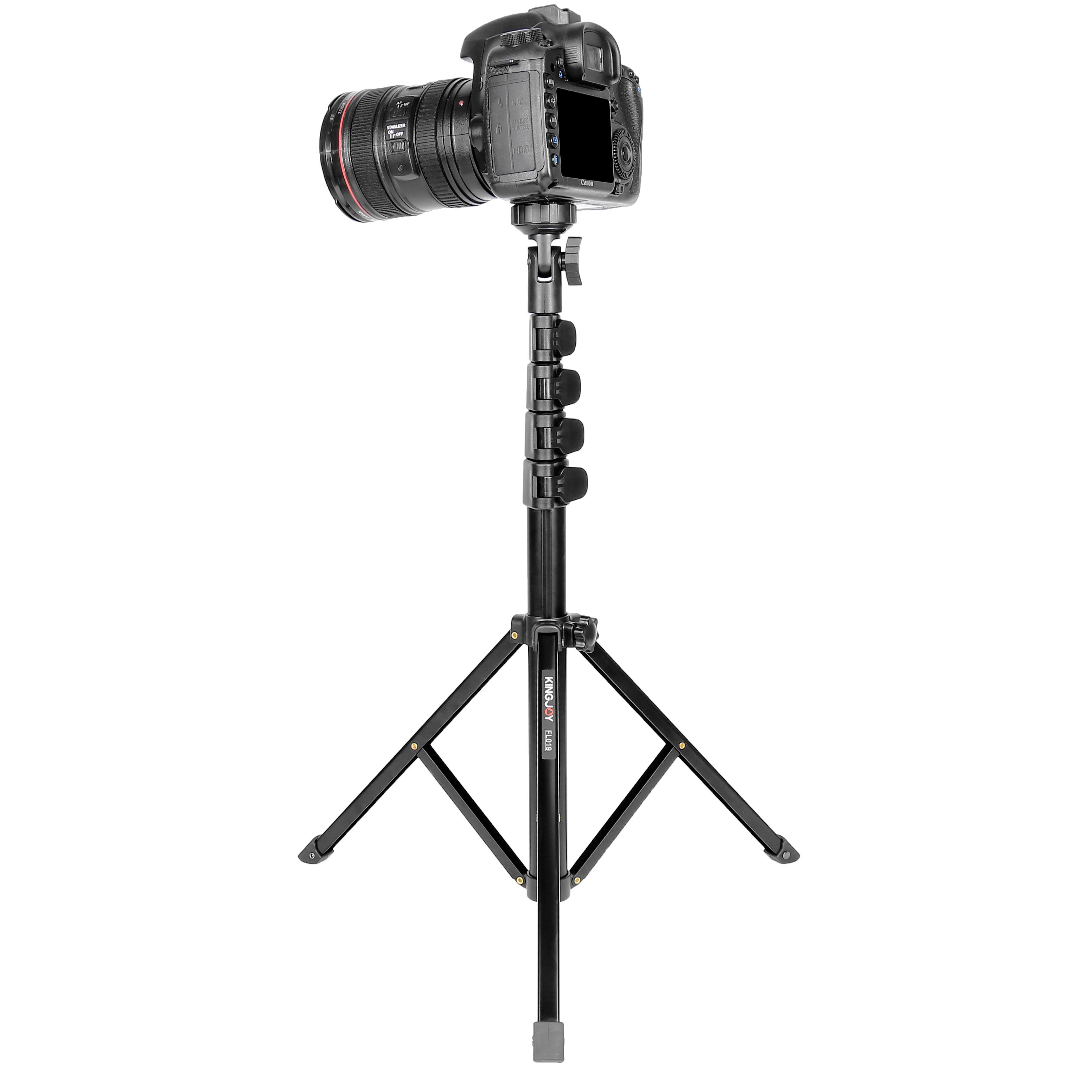 Vlogmagic Kingjoy Light Stand Statief Belasting Tot 5Kg Met 1/4 Inch Schroef Mount Voor Camera Smartphone Live Video