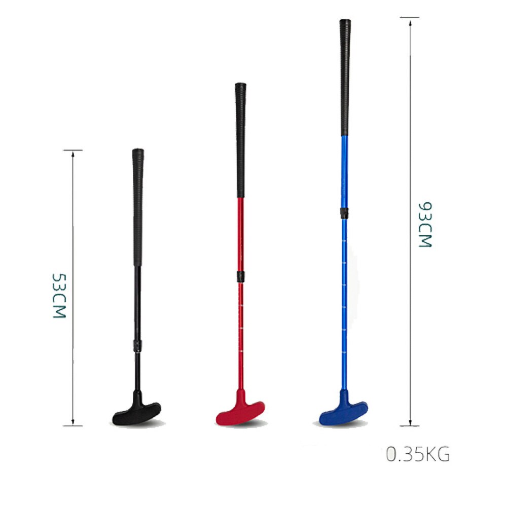 Kids Junior Golf Putter Club Children Double Side Mini Rubber Head Putter Retractable Height Kids Adults Golf Putter