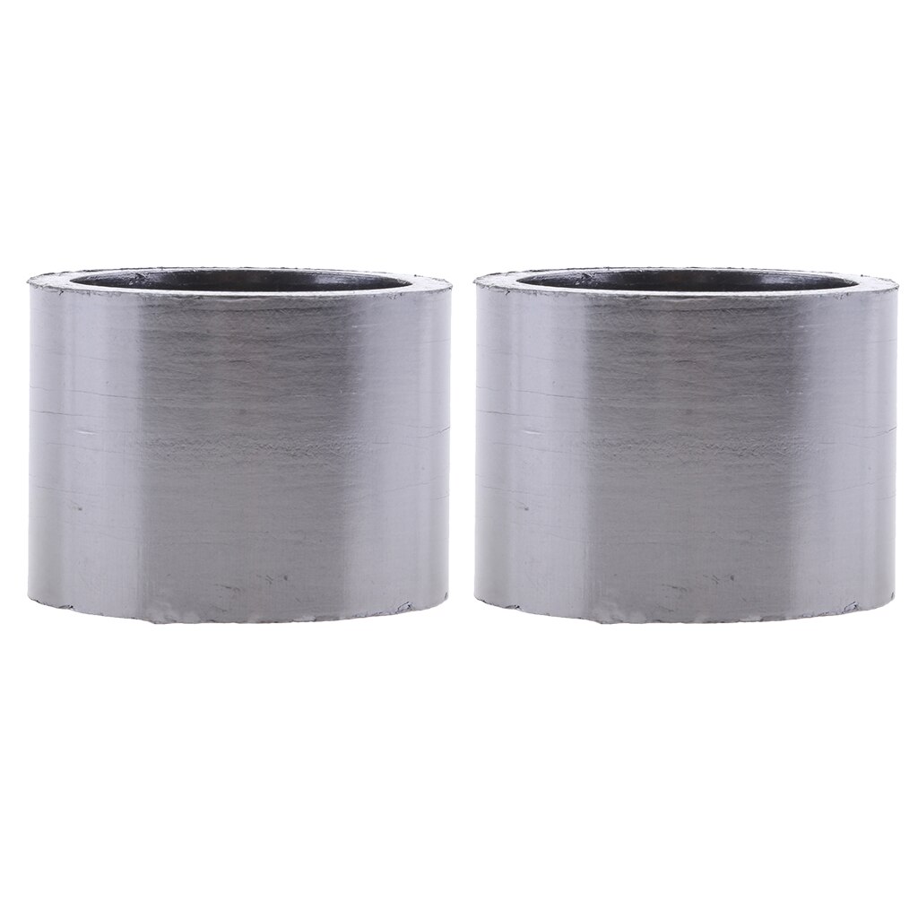 Junta de escape de motocicleta, silenciador de unión y tubos de bajada OD48mm ID38mm, 2 uds.