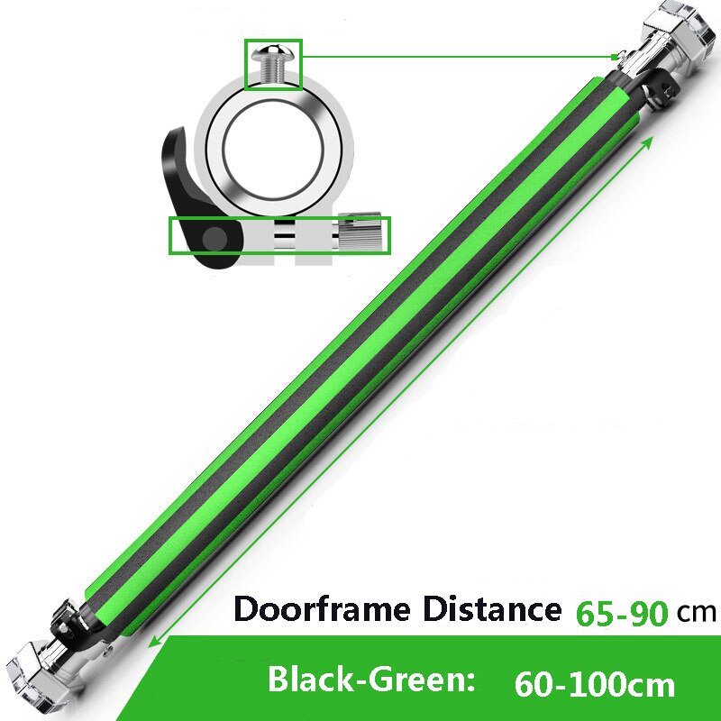 Door Horizontal Bar Indoor Exercise Apparatus Home Exercise Arm Lead Up Training Device Horizontal Bar: Green