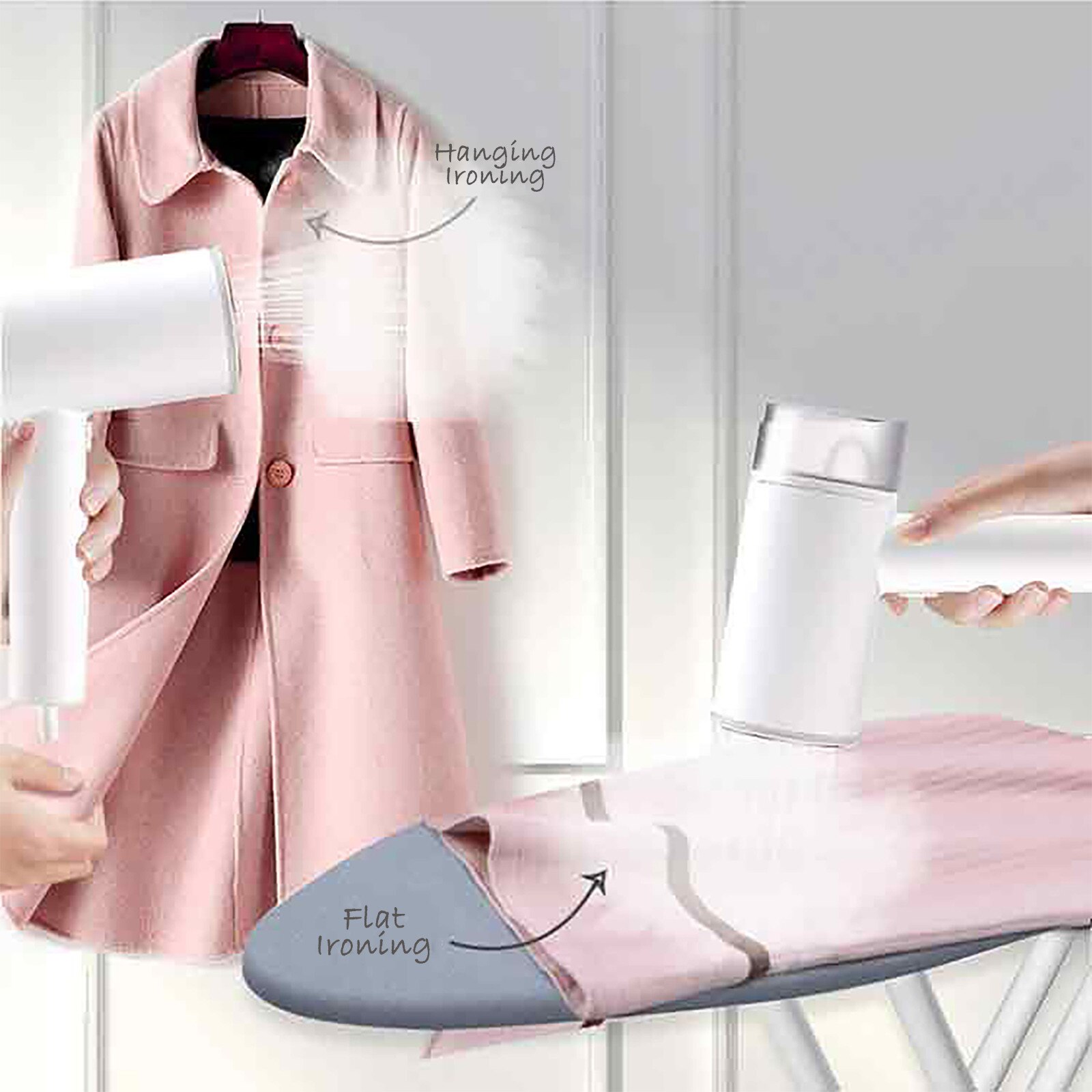 Steam Iron Garment Steamer For Clothes Travel Iron Handheld Hanging Iron Household Folding Portable Ironing Steam Irons#g30