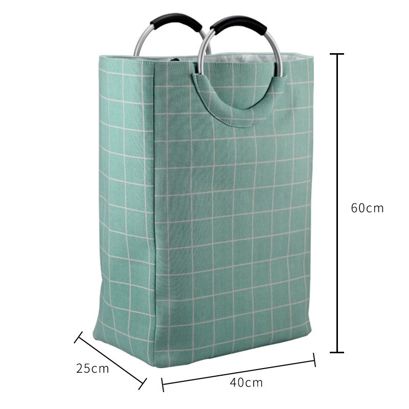 Wasmand opvouwbare wasmand opbergtas groen