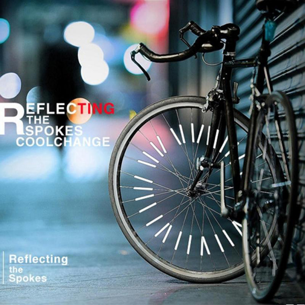 12 stk/taske cykelhjul fælg eger cykelmontering rør advarselslysstrimmel sikkerhedsreflektor gør-det-selv cykel reflekterende rør 820