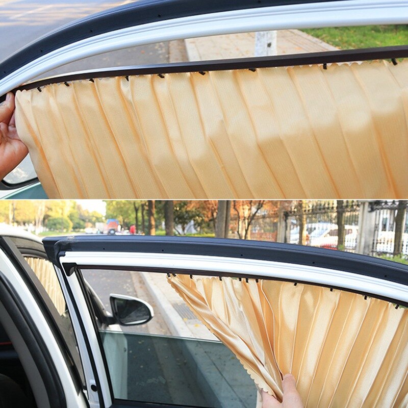 Universal Car Side Window Sun Shade Auto Sun Protection Privacy Sunshade Magnetic Curtain Keeps Cooler Screen For Sleeping