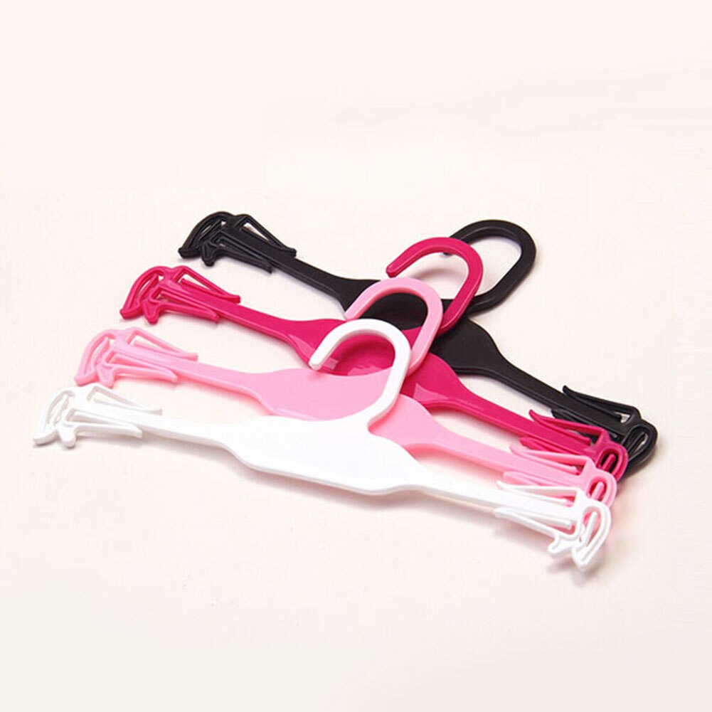 Cintre en plastique pour soutien-gorge, sous-vêtements, garde-robe, organisateur de séchage, 10 pièces
