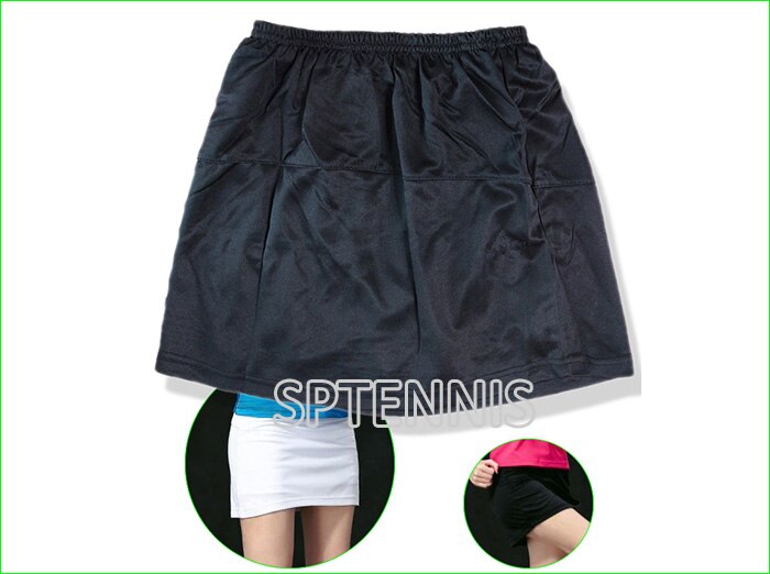 : slim fit badminton tennis mini nederdel kvinde sommer a-line sportstræningsnederdele sort hvid  m 3xl: Sort / M