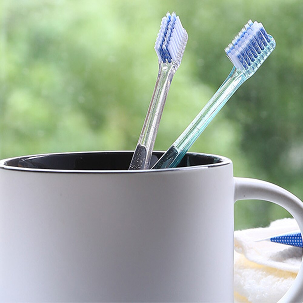 2 pcs Soft Orthodontic Toothbrushes Dental Care Oral Care Antibacterial Tooth Brush Tooth Cleaning Tool