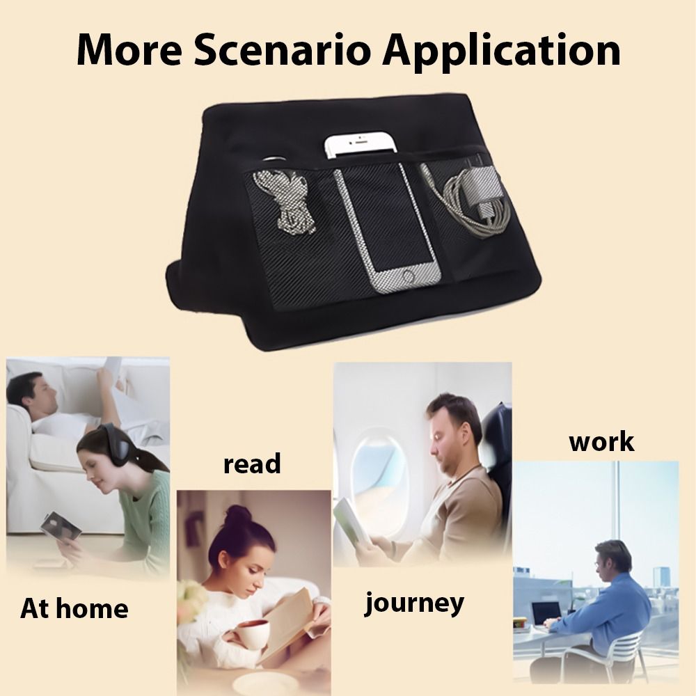 Soporte de almohada para tableta, soporte multifunción para teléfono y tableta, cojín para IPad, soporte para teléfono móvil y portátil, soporte para cama y tableta