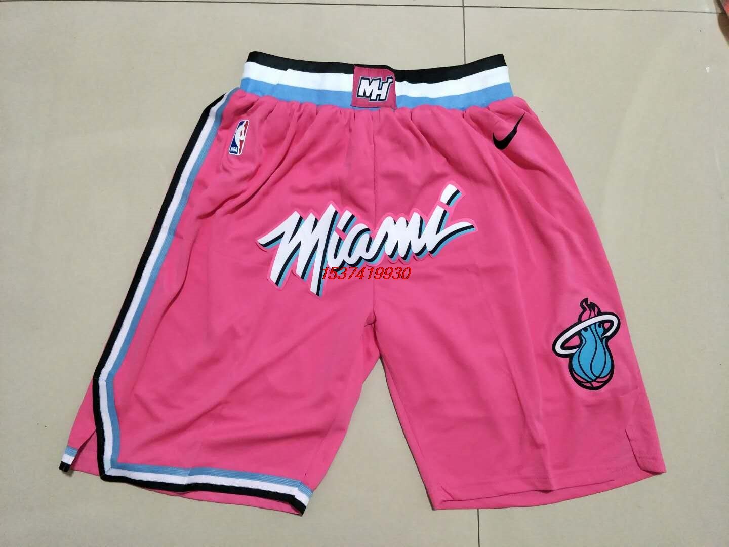 Basketball Shorts NBA Miami Heat Kurze Hosen -Presse Sport Shorts Team Logo Ausgabe Atmungsaktiv