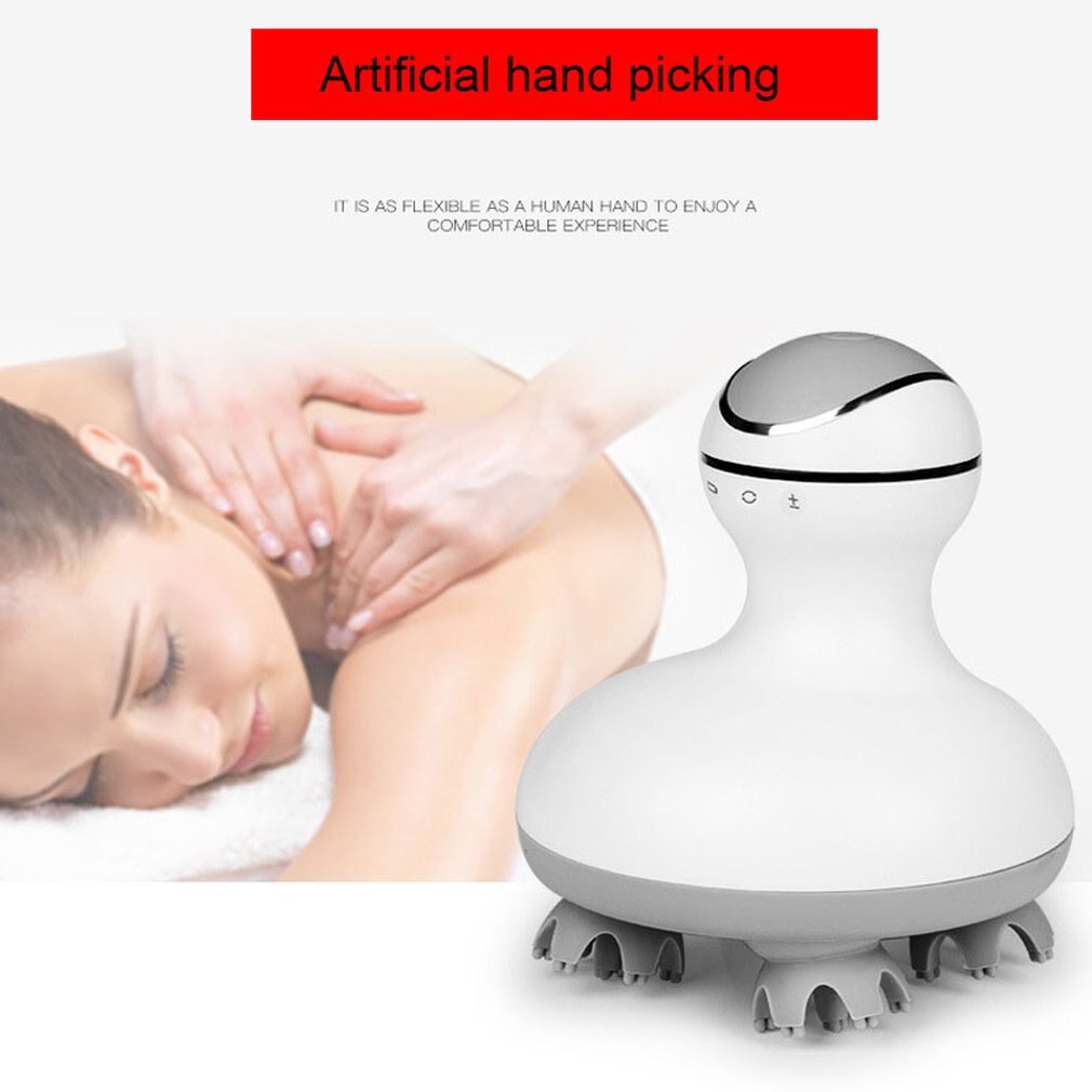 Masajeador de cabeza de agarre de carga inteligente con ergonómico 3D ST-701, masajeador de cuero cabelludo eléctrico, masajeador de cabeza, los mejores