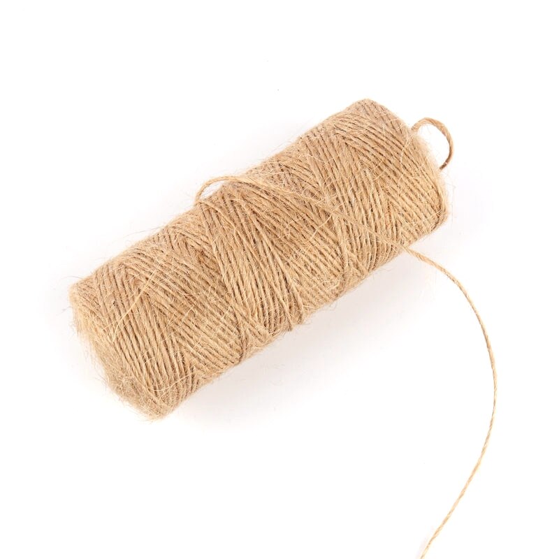 1mm 100m Natural Jute Hemp Rope Home Decoration Retro Style DIY Craft Cord Decorative Rope Handmade: Default Title