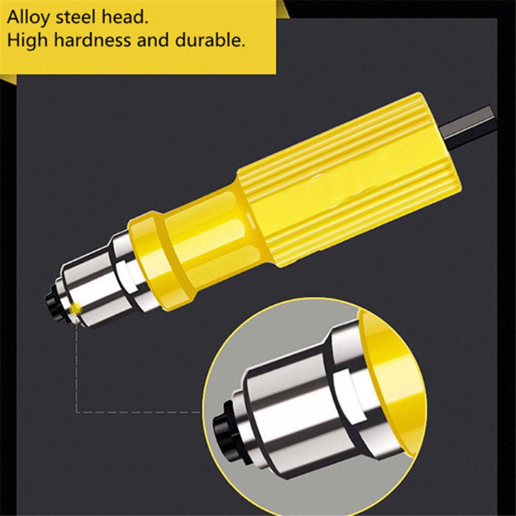 Electric Rivet Nut Cordless Riveting Drill Adaptor Riveting Tool Insert Nut Tool Portable automotive manufacturing Tools